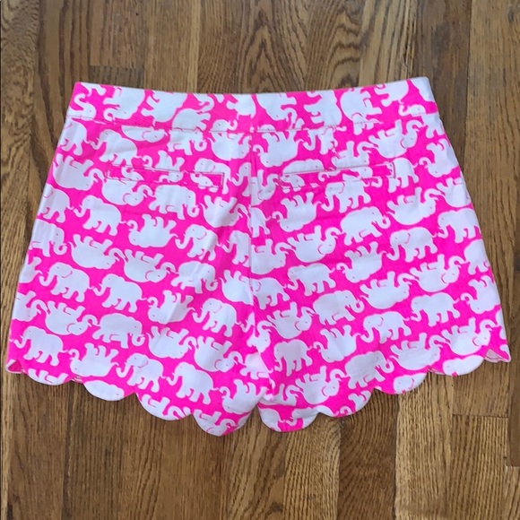 Lily Pulitzer Pink Elephant Patterned Shorts - Picture 4 of 4